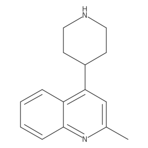 2-Methyl-4-(piperidin-4-YL)quinoline结构式