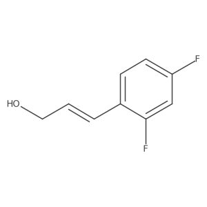 (2E)-3-(2,4-Difluorophenyl)prop-2-EN-1-OL Structure
