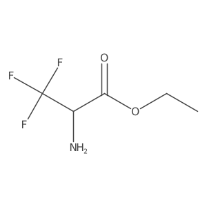 Ethyl 3,3,3-trifluoroalaninate结构式
