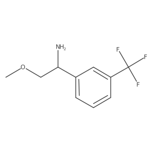 (S)-2-Methoxy-1-(3-(trifluoromethyl)phenyl)ethan-1-amine Structure