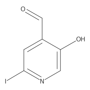 4-Pyridinecarboxaldehyde, 5-hydroxy-2-iodo-结构式