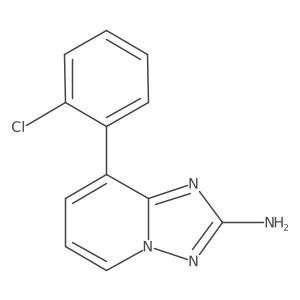 8-(2-Chlorophenyl)-[1,2,4]triazolo[1,5-a]pyridin-2-amine Structure