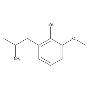 2-[(2R)-2-aminopropyl]-6-methoxyphenol Structure