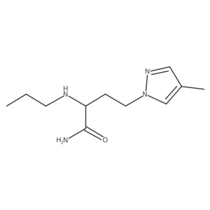 4-(4-Methyl-1h-pyrazol-1-yl)-2-(propylamino)butanamide Structure