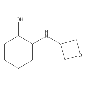 2-(Oxetan-3-ylamino)cyclohexan-1-ol结构式
