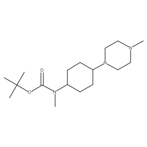 Tert-butyl methyl4-(4-methylpiperazin-1-yl)cyclohexylcarbamate结构式
