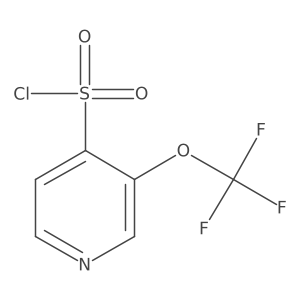 3-(Trifluoromethoxy)pyridine-4-sulfonyl chloride结构式