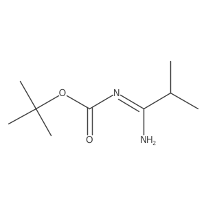 tert-butyl N-(2-methylpropanimidoyl)carbamate结构式
