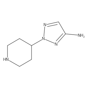 2-(piperidin-4-yl)-2H-1,2,3-triazol-4-amine Structure
