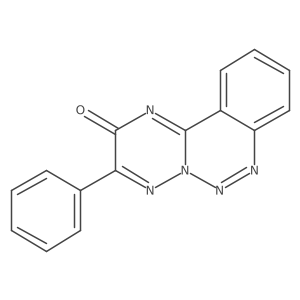5-Phenyl-3,6,7,8,9-pentaazatricyclo[8.4.0.0,2,7]tetradeca-1(10),2,5,8,11,13-hexaen-4-one结构式