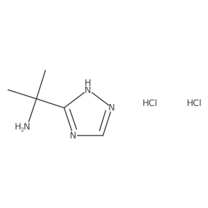 2-(4H-1,2,4-triazol-3-yl)propan-2-amine dihydrochloride Structure