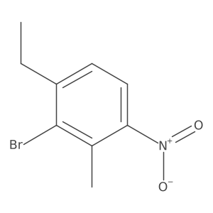 2-Bromo-1-ethyl-3-methyl-4-nitrobenzene Structure