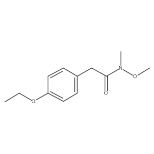 2-(4-ethoxyphenyl)-N-methoxy-N-methylacetamide Structure