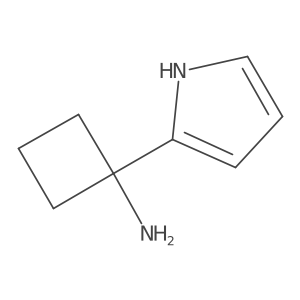 1-(1H-pyrrol-2-yl)cyclobutan-1-amine Structure