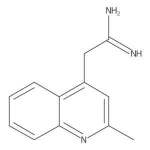 2-(2-Methylquinolin-4-yl)acetimidamide Structure