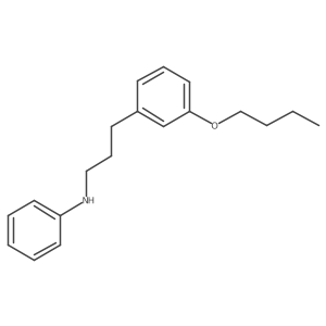 Benzenepropanamine, 3-butoxy-N-phenyl- Structure