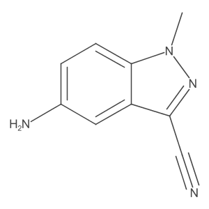 5-Amino-1-methyl-1h-indazole-3-carbonitrile Structure