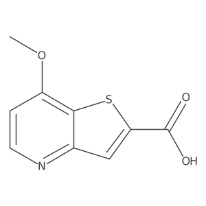 7-Methoxythieno[3,2-b]pyridine-2-carboxylicacid结构式