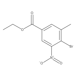 Ethyl 4-bromo-3-methyl-5-nitrobenzoate Structure