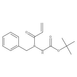 N'-Acryloyl-N'-benzylhydrazinecarboxylic acid tert-butyl ester结构式