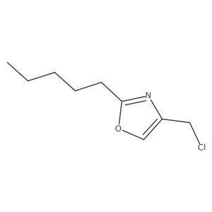 4-(Chloromethyl)-2-pentyl-1,3-oxazole Structure