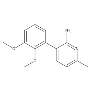 3-(2,3-Dimethoxyphenyl)-6-methylpyridin-2-amine Structure