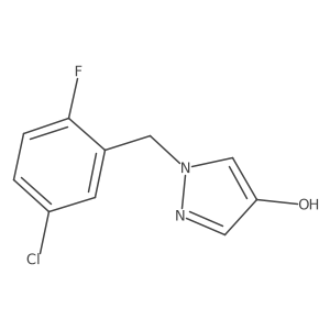 1-(5-Chloro-2-fluorobenzyl)-1H-pyrazol-4-ol Structure