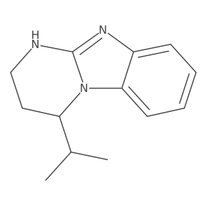 13-(Propan-2-yl)-1,8,10-triazatricyclo[7.4.0.0,2,7]trideca-2,4,6,8-tetraene结构式