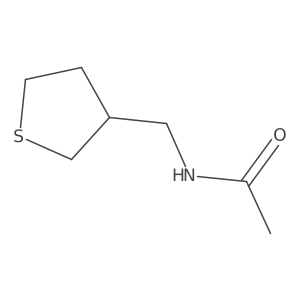 N-(thiolan-3-ylmethyl)acetamide结构式