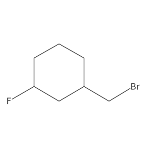 1-(Bromomethyl)-3-fluorocyclohexane结构式