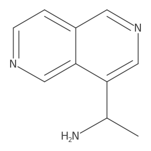1-(2,6-Naphthyridin-4-yl)ethan-1-amine Structure