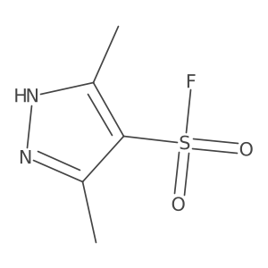 3,5-Dimethyl-1H-pyrazole-4-sulfonyl fluoride结构式