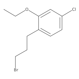 1-(3-Bromopropyl)-4-chloro-2-ethoxybenzene Structure
