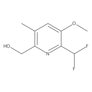 2-(Difluoromethyl)-3-methoxy-5-methylpyridine-6-methanol结构式