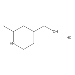 ((2S,4S)-2-methylpiperidin-4-yl)methanol hydrochloride Structure