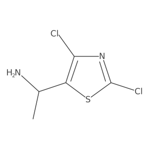 1-(Dichloro-1,3-thiazol-5-yl)ethan-1-amine Structure