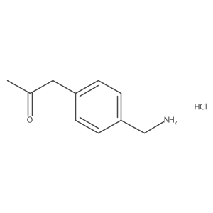 1-[4-(Aminomethyl)phenyl]propan-2-one hydrochloride Structure