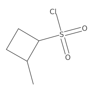 2-Methylcyclobutane-1-sulfonyl chloride结构式