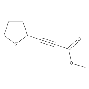 Methyl 3-(thiolan-2-yl)prop-2-ynoate结构式