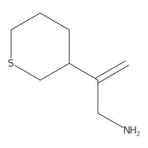 2-(Thian-3-yl)prop-2-en-1-amine Structure