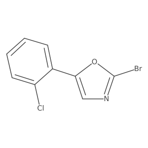 2-Bromo-5-(2-chlorophenyl)oxazole结构式