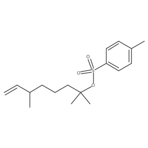 2,6-Dimethyloct-7-en-2-yl 4-methylbenzene-1-sulfonate Structure