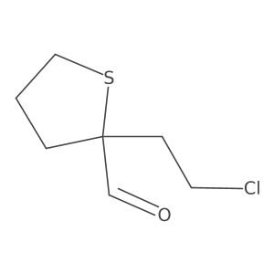 2-(2-Chloroethyl)thiolane-2-carbaldehyde Structure