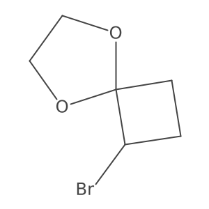 3-Bromo-5,8-dioxaspiro[3.4]octane Structure
