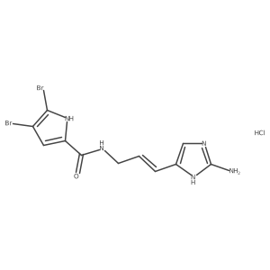 Oroidin hydrochloride结构式