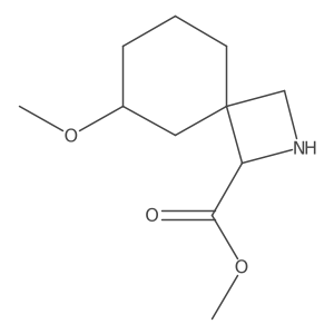 Methyl 6-methoxy-2-azaspiro[3.5]nonane-1-carboxylate Structure