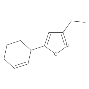 5-(Cyclohex-2-en-1-yl)-3-ethyl-1,2-oxazole Structure