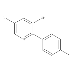 5-Chloro-2-(4-fluorophenyl)pyridin-3-ol Structure