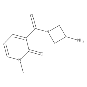 3-(3-aminoazetidine-1-carbonyl)-1-methylpyridin-2(1H)-one Structure