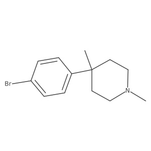 4-(4-Bromophenyl)-1,4-dimethylpiperidine Structure